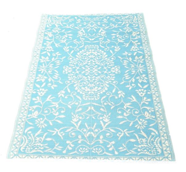 carpet 120x180 aqua-white