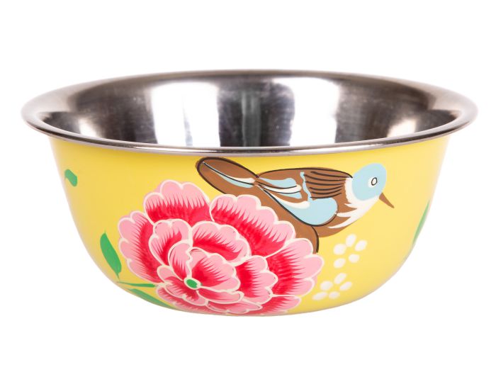 RVS handpainted bowl India yellow