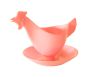 egg cup chicken pink