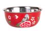 RVS handpainted bowl India red