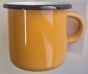 enamel mug yellow
