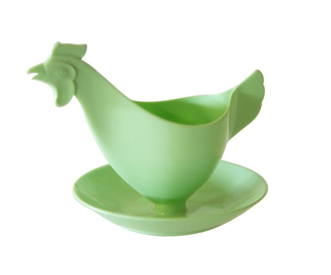 egg cup chicken green