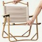 Hopfällbar stol utomhus stol canvas liten Kamel