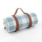 Picnic Blanket checkers lightblue