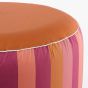 Oppustelig puf Novia 53cm Orange / Violet