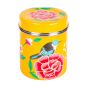 RVS handpainted tin 13CM yellow