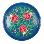 RVS Tray handpainted blue