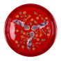 RVS Tray handpainted red