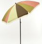 umbrella striped green tilted