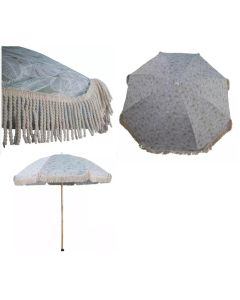 Umbrella with leaves lightgreen