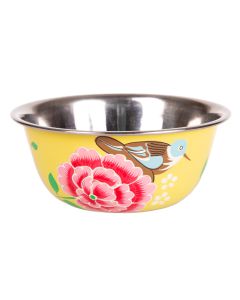 RVS handpainted bowl India yellow