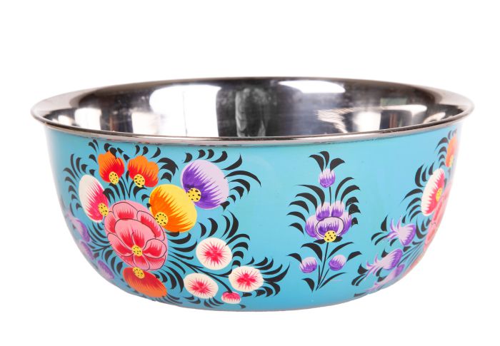 RVS handpainted bowl India blue