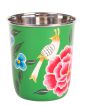 RVS handpainted small tumbler green