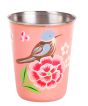 RVS handpainted small tumbler pink
