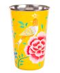 RVS handpainted tumbler yellow